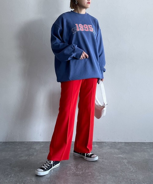 PAGEBOY（ページボーイ）の「ナンバーカレッジプルオーバー（スウェット・レディース・ブラック/オートミール/ブルー・FREE）」の22枚目の写真