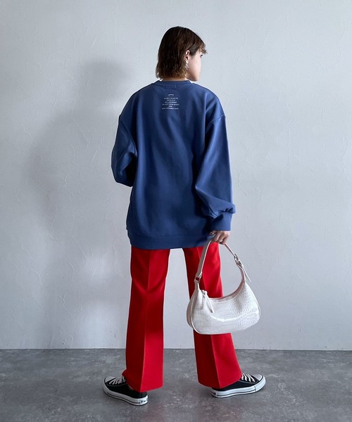 PAGEBOY（ページボーイ）の「ナンバーカレッジプルオーバー（スウェット・レディース・ブラック/オートミール/ブルー・FREE）」の15枚目の写真