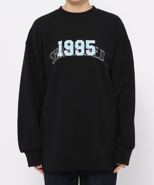 PAGEBOY（ページボーイ）の「ナンバーカレッジプルオーバー（スウェット・レディース・ブラック/オートミール/ブルー・FREE）」の5枚目の写真