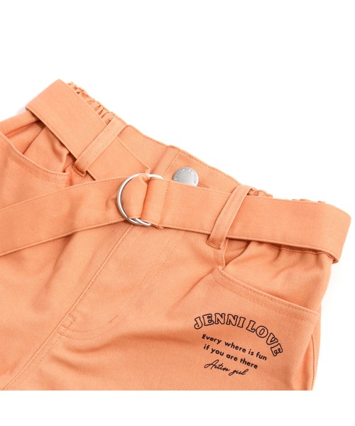 JENNI love（ジェニィラブ）の「共地ベルト付きショーパン（その他パンツ・キッズ・ベージュ/オレンジ/ミント・130cm/140cm/150cm/160cm）」の11枚目の写真
