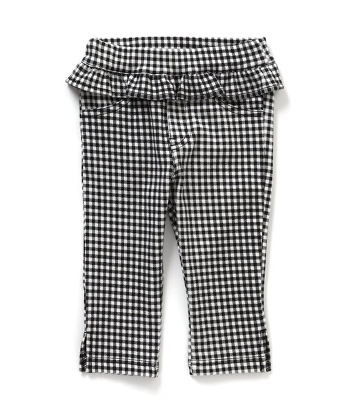 Seraph（セラフ）の「接触冷感ニットデニムサブリナパンツ 7分丈（その他パンツ・キッズ・サックスブルー/ピンク/ブルー/グリーン/チェック・90/100/110/120/80/130/95/70/140）」の5枚目の写真