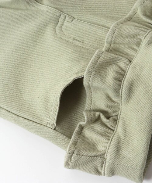 Seraph（セラフ）の「接触冷感ニットデニムサブリナパンツ 7分丈（その他パンツ・キッズ・サックスブルー/ピンク/ブルー/グリーン/チェック・90/100/110/120/80/130/95/70/140）」の15枚目の写真