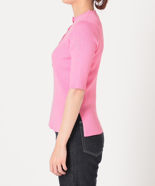 IENA（イエナ）の「三ツ杢リブプルオーバー◆（ニット/セーター・レディース・ベージュ/ネイビー/ピンク/ナチュラル・FREE）」の10枚目の写真