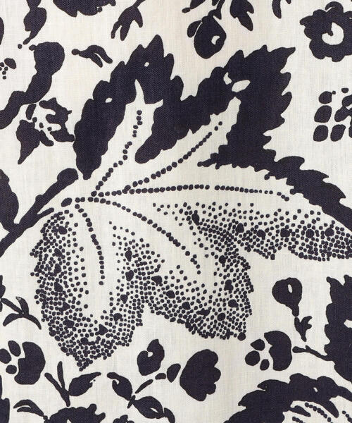 SOULEIADO（ソレイアード）の「リネンプリント ノースリーブワンピース