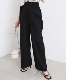 Chico | アシメデザインタックスラックスパンツ(スラックス)