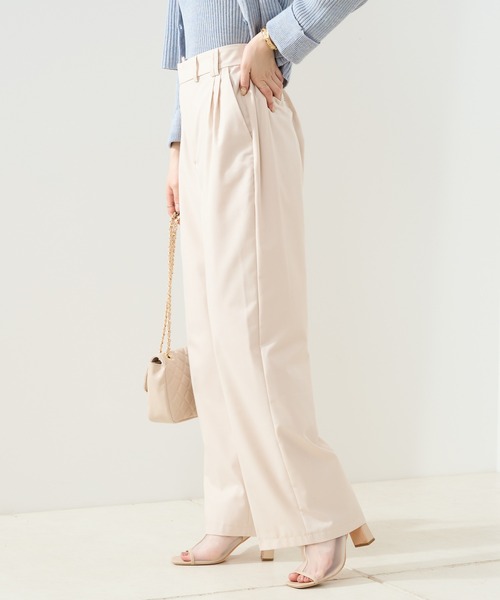 Chico（チコ）の「アシメデザインタックスラックスパンツ（スラックス・レディース・グレー/アイボリー/ピンク/ブラック・FREE）」の19枚目の写真