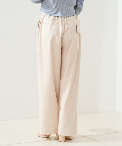 Chico（チコ）の「アシメデザインタックスラックスパンツ（スラックス・レディース・グレー/アイボリー/ピンク/ブラック・FREE）」の20枚目の写真