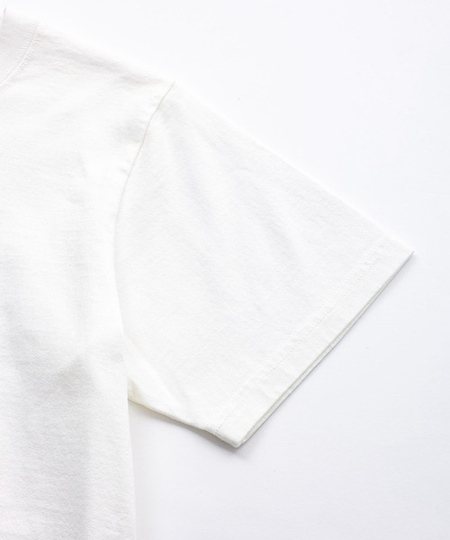 X-girl（エックスガール）の「BARBED WIRE LOGO S/S GIRLS TEE/エックスガールロゴ　コンパクトTシャツ（Tシャツ/カットソー・レディース・ホワイト/ブラック/ブラウン・M/S）」の11枚目の写真