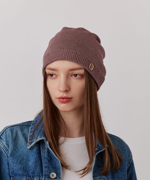 Chapeau d' O（シャポードオー）の「Chapeau d' O CasAllies Silk BeretBeanie / シャポードオー（ニットキャップ/ビーニー・レディース・ブラック/ピンク/ライトグリーン/ライトピンク/パープル/レッド系/ネイビー・FREE）」の7枚目の写真