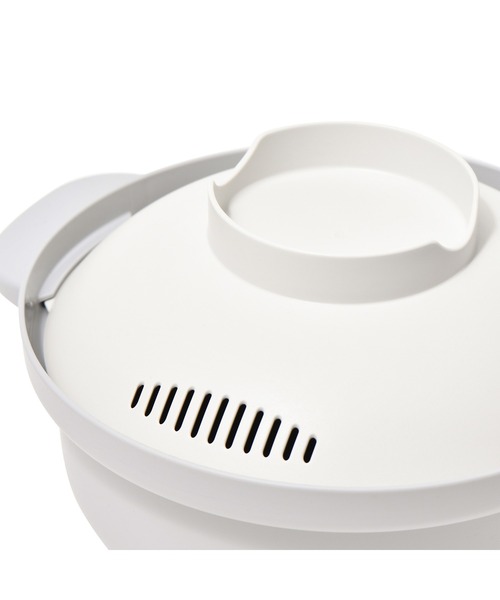 Francfranc（フランフラン）の「らくチン レンジ調理鍋 グレー（鍋/フライパン・レディース・グレー・FREE）」の3枚目の写真