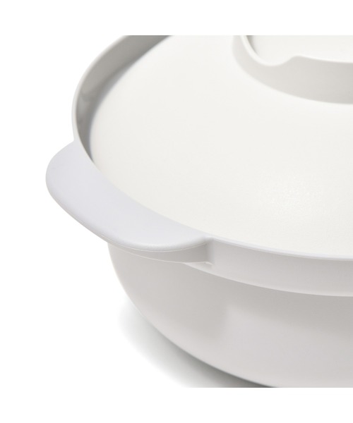 Francfranc（フランフラン）の「らくチン レンジ調理鍋 グレー（鍋/フライパン・レディース・グレー・FREE）」の4枚目の写真