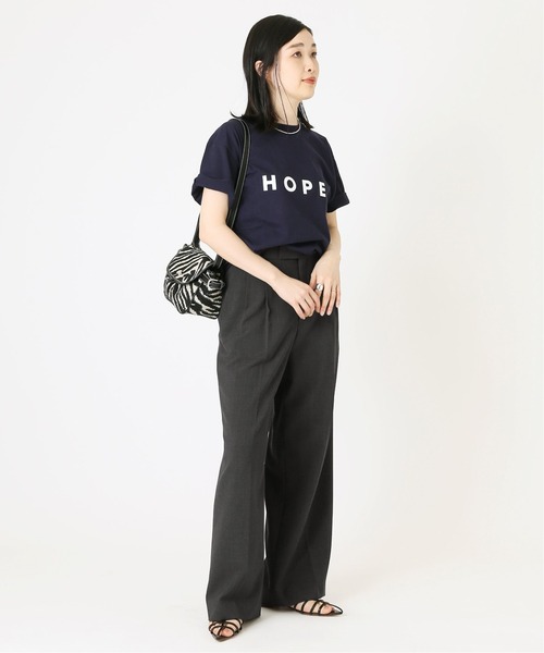 journal standard L'essage（ジャーナルスタンダードレサージュ）の「VISPOLYNOトロタックパンツ（その他パンツ・レディース・グレー/ブラウン・36/38）」の3枚目の写真