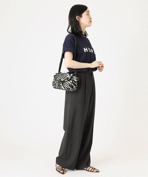 journal standard L'essage（ジャーナルスタンダードレサージュ）の「VISPOLYNOトロタックパンツ（その他パンツ・レディース・グレー/ブラウン・36/38）」の4枚目の写真