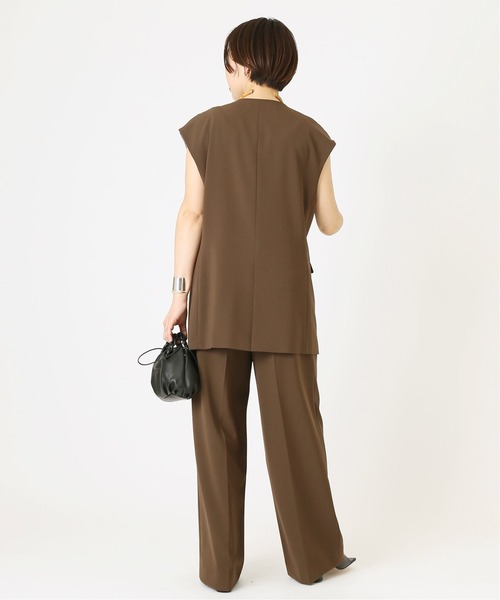 journal standard L'essage（ジャーナルスタンダードレサージュ）の「VISPOLYNOトロタックパンツ（その他パンツ・レディース・グレー/ブラウン・36/38）」の11枚目の写真