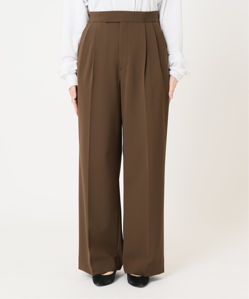 journal standard L'essage（ジャーナルスタンダードレサージュ）の「VISPOLYNOトロタックパンツ（その他パンツ・レディース・グレー/ブラウン・36/38）」の15枚目の写真