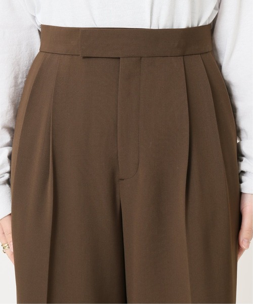 journal standard L'essage（ジャーナルスタンダードレサージュ）の「VISPOLYNOトロタックパンツ（その他パンツ・レディース・グレー/ブラウン・36/38）」の19枚目の写真