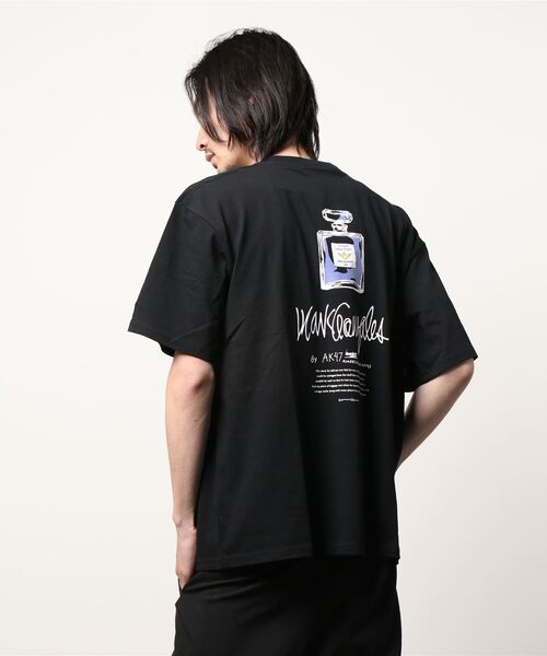 (What it isNt)ART BY MARKGONZALES(ワットイットイズント)の「【(What it isNt)】イラストプリントT(Tシャツ/カットソー・メンズ・ブラック/ケリー/ホワイト・L/M/XL/S)」の4枚目の写真