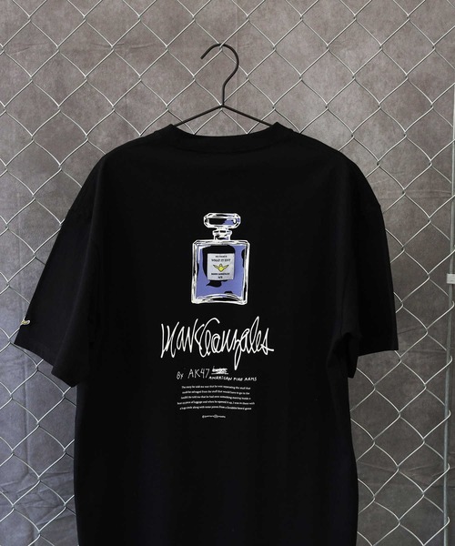 (What it isNt)ART BY MARKGONZALES(ワットイットイズント)の「【(What it isNt)】イラストプリントT(Tシャツ/カットソー・メンズ・ブラック/ケリー/ホワイト・L/M/XL/S)」の2枚目の写真