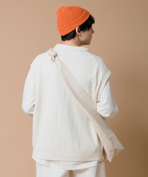 MUHET（ミュエータ）の「ポロベスト（ベスト・レディース・チャコールグレー/オフホワイト/オレンジ/グリーン・MEDIUM/X-LARGE）」の22枚目の写真