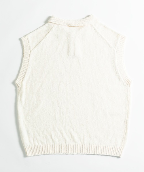 MUHET（ミュエータ）の「ポロベスト（ベスト・レディース・チャコールグレー/オフホワイト/オレンジ/グリーン・MEDIUM/X-LARGE）」の10枚目の写真