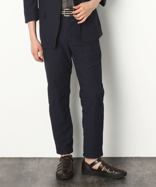 COMME　CA COMMUNE（コムサコミューン）の「【セットアップ対応】 イージーパンツ（スラックス・メンズ・ベージュ/ネイビー/オリーブ・SMALL/MEDIUM/LARGE）」の7枚目の写真