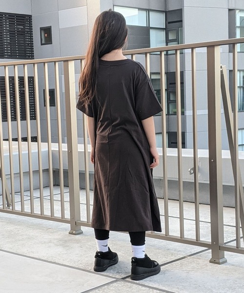 Lee（リー）の「Lee/リー　キッズ　デニムポケットワンピース（ワンピース・キッズ・ホワイト/ブラック/ブルー・150/130）」の5枚目の写真