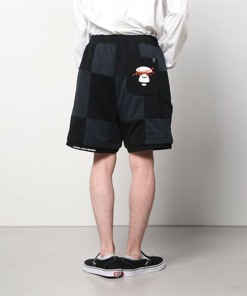 AAPE BY A BATHING APE（エーエイプバイアベイシングエイプ）の「AAPE SWEAT SHORTS（その他パンツ・メンズ・ブラック/ベージュ系その他2・LARGE/MEDIUM/X-LARGE/SMALL）」の5枚目の写真