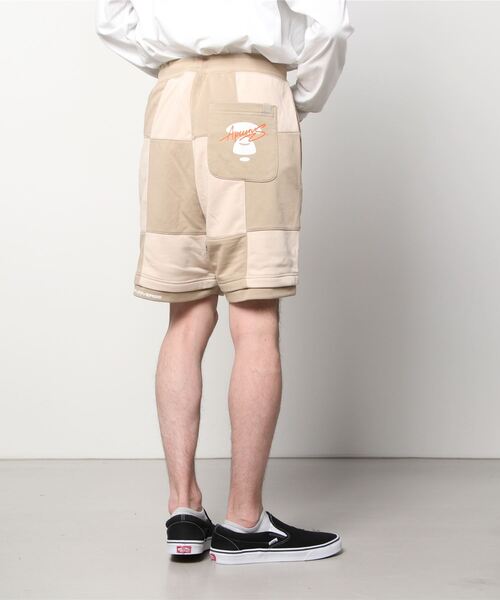 AAPE BY A BATHING APE（エーエイプバイアベイシングエイプ）の「AAPE SWEAT SHORTS（その他パンツ・メンズ・ブラック/ベージュ系その他2・LARGE/MEDIUM/X-LARGE/SMALL）」の7枚目の写真