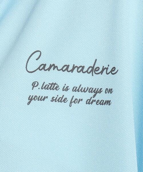 PINK-latte(ピンクラテ)の「【UVカット/吸水速乾/洗濯物が乾きやすい】ドライロゴパーカー(パーカー・キッズ・ライトブルー/オフホワイト/レモンイエロー・15 /14/16)」の12枚目の写真