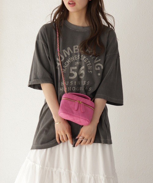 Shelly island（シェリーアイランド）の「ミニキルティングチェーンバッグ（ショルダーバッグ・レディース・ホワイト/ブラック/ピンク/グリーン・FREE）」の19枚目の写真