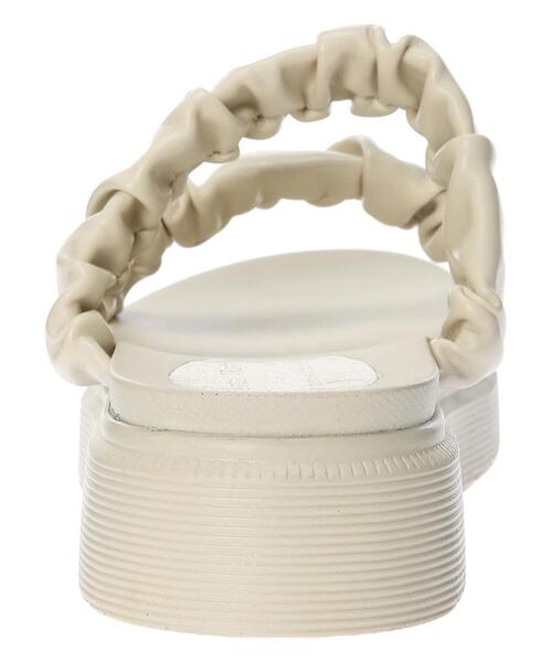 earth music&ecology（アースミュージックアンドエコロジー）の「ORiental TRaffic ギャザーサンダル（サンダル・レディース・ブラウン/アイボリー/モカ・S/M/L）」の5枚目の写真