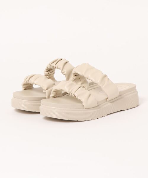 earth music&ecology（アースミュージックアンドエコロジー）の「ORiental TRaffic ギャザーサンダル（サンダル・レディース・ブラウン/アイボリー/モカ・S/M/L）」の9枚目の写真