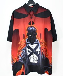 【ヴィンテージ古着】Y2K The Punisher/パニッシャー ハーフスリーブシャツ