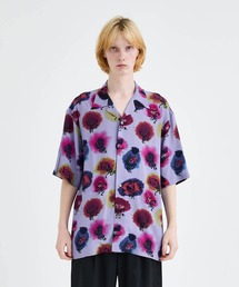 KASHIN DYES OPEN COLLAR H/S SHIRT
