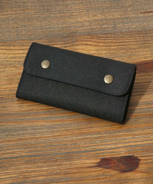 Lee(リー)の「Lee/リー CORDURA コーデュラデニム ロングウォレット(財布・メンズ・ブラック/ネイビー・FREE)」の2枚目の写真
