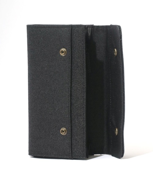 Lee(リー)の「Lee/リー CORDURA コーデュラデニム ロングウォレット(財布・メンズ・ブラック/ネイビー・FREE)」の4枚目の写真