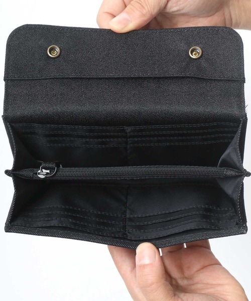 Lee(リー)の「Lee/リー CORDURA コーデュラデニム ロングウォレット(財布・メンズ・ブラック/ネイビー・FREE)」の6枚目の写真