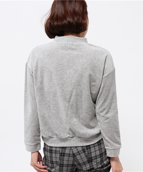 OUTLET（アウトレット）の「【Discoat Petit】ベロアドロップSD（Tシャツ/カットソー・レディース・オフホワイト/キャメル/杢グレー・FREE）」の6枚目の写真