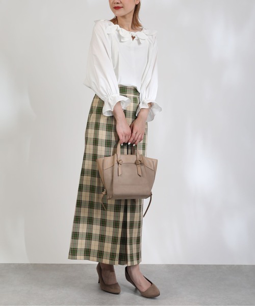 PICCIN(ピッチン)の「ボックスタックチェックスカート(スカート・レディース・グリーン系その他/ブルー系その他・M)」の20枚目の写真