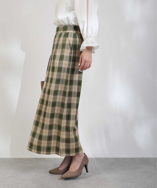 PICCIN(ピッチン)の「ボックスタックチェックスカート(スカート・レディース・グリーン系その他/ブルー系その他・M)」の14枚目の写真