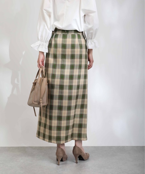 PICCIN(ピッチン)の「ボックスタックチェックスカート(スカート・レディース・グリーン系その他/ブルー系その他・M)」の15枚目の写真
