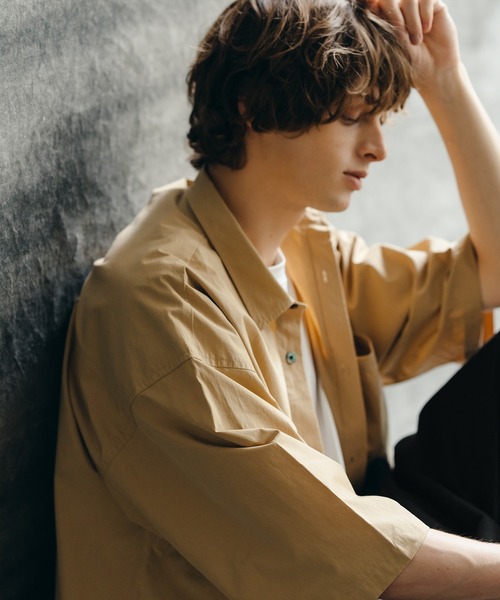 【卒入学式】MOUN TEN. ベージュシャツ　ブラックパンツ　セット売り140 卒入学式】MOUN TEN. ベージュシャツ ブラックパンツ セ