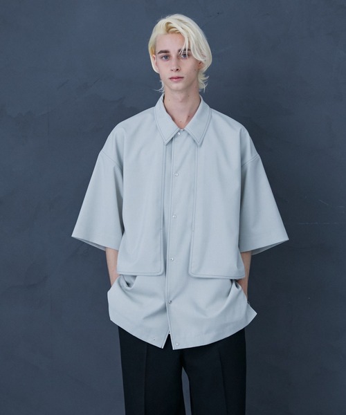 ステッチガンフラップシャツ シャツ ブラウス Public トップス Public Tokyo パブリックトウキョウ のシャツ ブラウス ステッチ ガンフラップシャツ を購入できます Public Tokyo パブリックトウキョウ のファッション