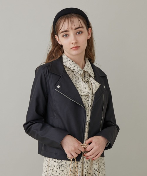 archives(アルシーヴ)の「ライダースジャケット/(ライダースジャケット・レディース・アイボリー/ブラック/グレイッシュベージュ・MEDIUM)」の15枚目の写真