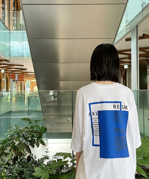 Figments（フィグメンツ）の「AXLE Tシャツ（Tシャツ/カットソー・レディース・ホワイト/ブラック・FREE）」の2枚目の写真