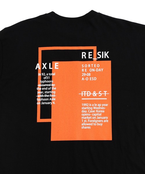 Figments（フィグメンツ）の「AXLE Tシャツ（Tシャツ/カットソー・レディース・ホワイト/ブラック・FREE）」の6枚目の写真