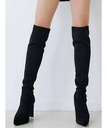 インストームニーハイニットブーツ