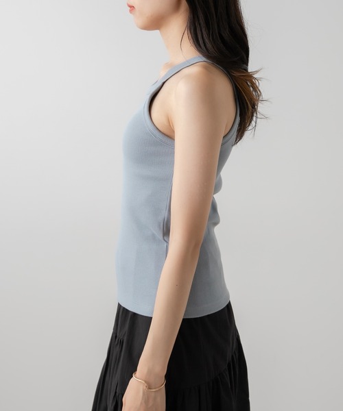 OLIVE des OLIVE（オリーブデオリーブ）の「カップ付アメスリタンク（タンクトップ・レディース・ブラック/ブルー/アイボリー・FREE）」の15枚目の写真