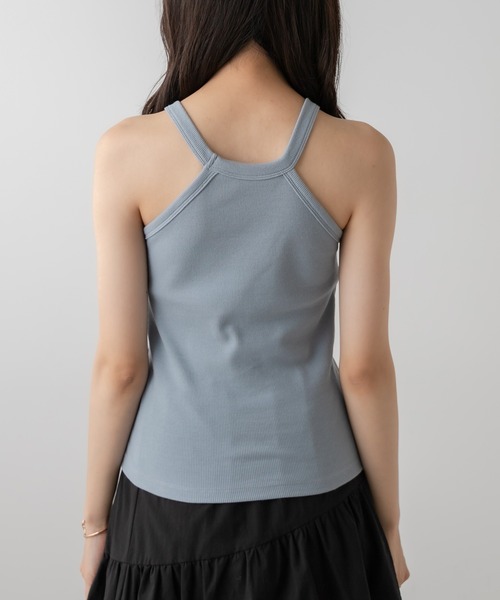 OLIVE des OLIVE（オリーブデオリーブ）の「カップ付アメスリタンク（タンクトップ・レディース・ブラック/ブルー/アイボリー・FREE）」の11枚目の写真