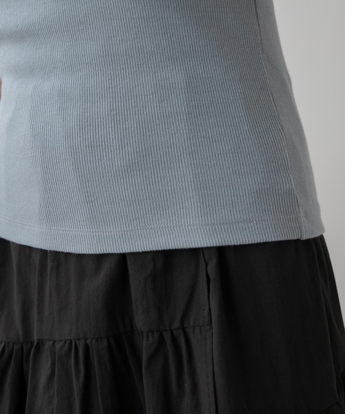 OLIVE des OLIVE（オリーブデオリーブ）の「カップ付アメスリタンク（タンクトップ・レディース・ブラック/ブルー/アイボリー・FREE）」の13枚目の写真